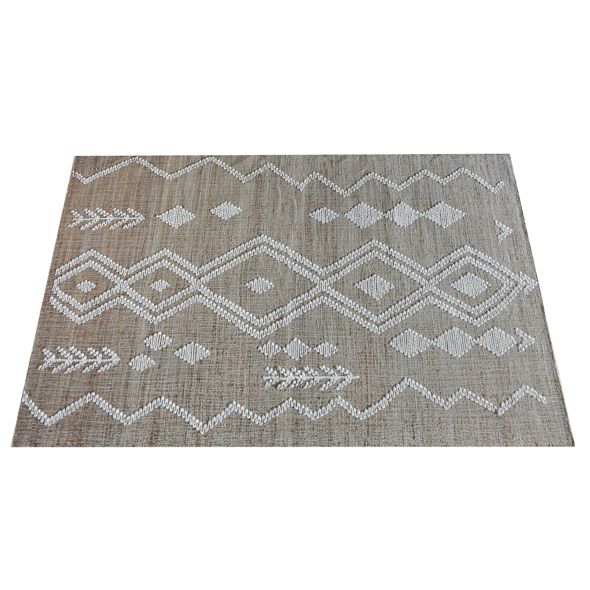 Area Rug, Bedroom Rug, Living Room Rug, Living Area Rug, Indian Rug, Office Carpet, Office Rug, Shop Rug Online, Hemp, Wool, Natural, Natural White, Punja, Flat Weave, Traditional