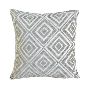 Dauria Pillow, Cotton, Acrylic, Polyester, Sage, Jaquard Durry, Flat Weave