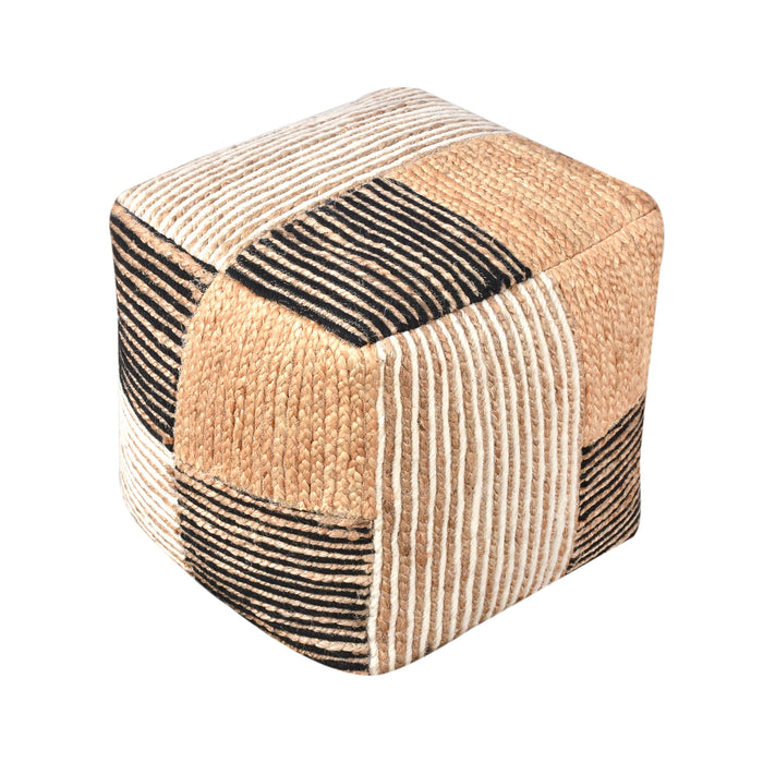 DAVALLIA POUF - WOOL/ JUTE