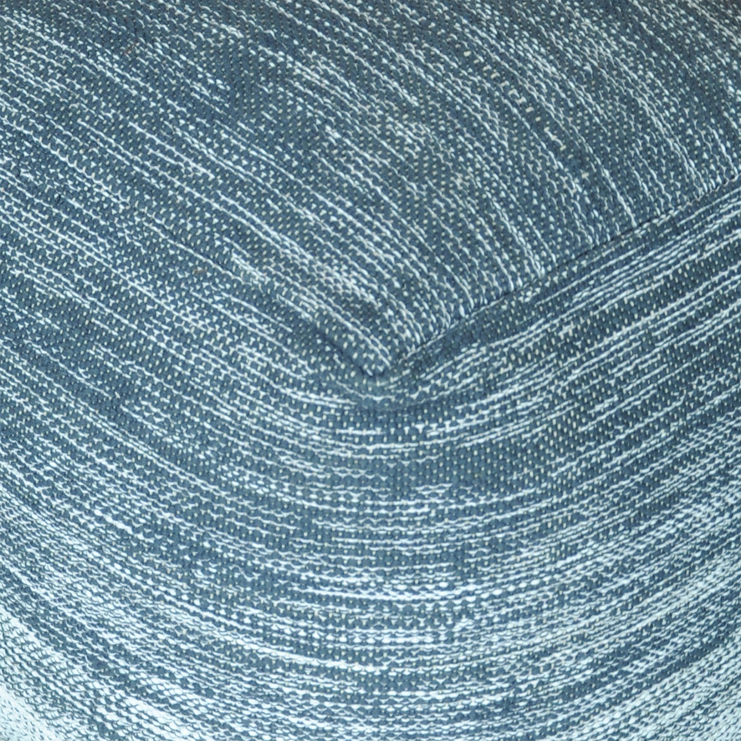 Delight Pouf, Cotton, Grey, Natural White, Pitloom, Flat Weave