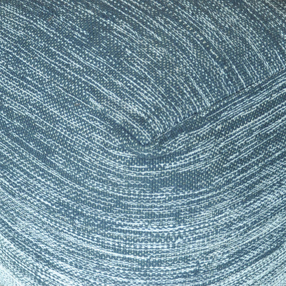 Delight Pouf, Cotton, Grey, Natural White, Pitloom, Flat Weave