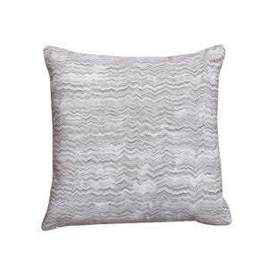 Doleni Cushion, Blended Fabric, Beige, Natural White, Machine Made, Flat Weave