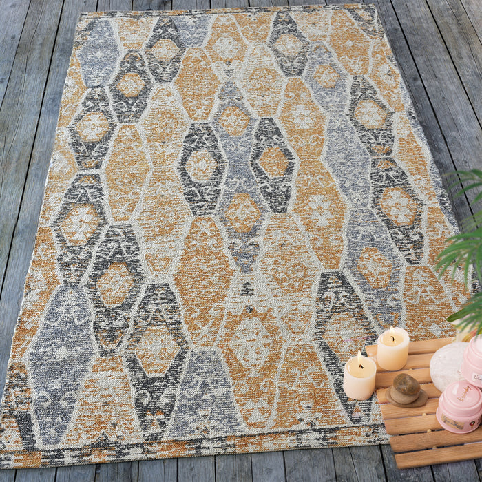 DOVES RUG - COTTON/ PRINTED