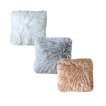 Elbe Pillow, Faux Leather, Hm Stitching, Flat Weave