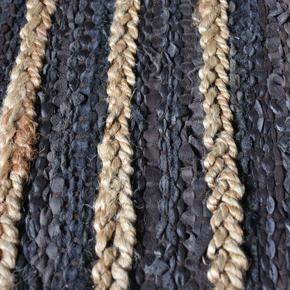 Area Rug, Bedroom Rug, Living Room Rug, Living Area Rug, Indian Rug, Office Carpet, Office Rug, Shop Rug Online, Hemp, Leather, Charcoal, Pitloom, Flat Weave, Stripes