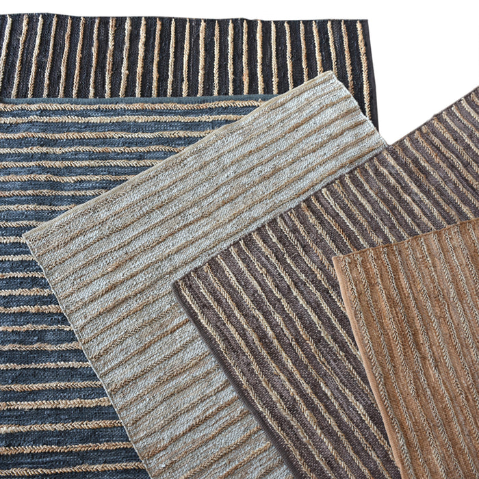 ESTELLA RUG - HEMP/ LEATHER