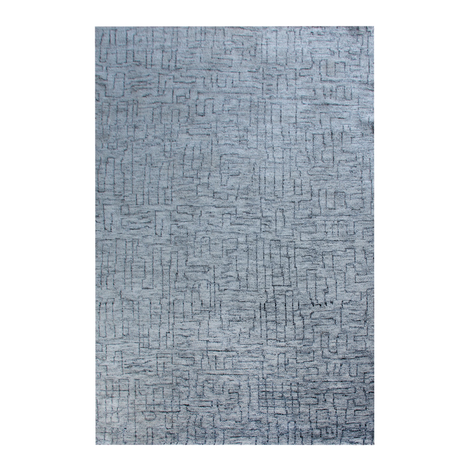 Area Rug, Bedroom Rug, Living Room Rug, Living Area Rug, Indian Rug, Office Carpet, Office Rug, Shop Rug Online, Wool Viscose Blend, Natural White, Linen, Hand knotted, All Cut, modern