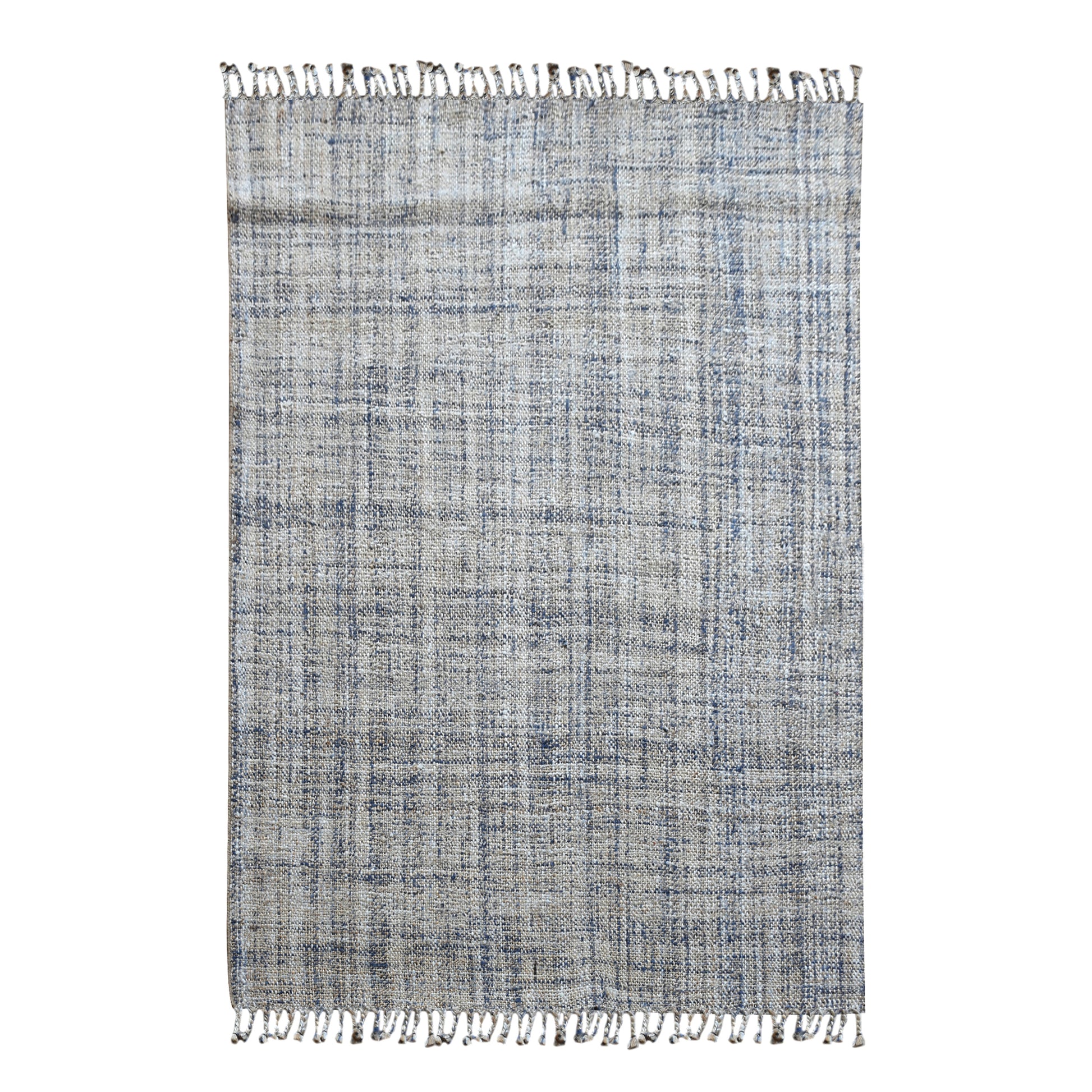 Area Rug, Bedroom Rug, Living Room Rug, Living Area Rug, Indian Rug, Office Carpet, Office Rug, Shop Rug Online, Hemp, Wool, Viscose Blend, Natural, Navy, Punja, Flat Weave, Textured