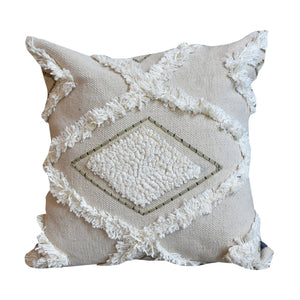 Ferug Pillow, Cotton, Moon, Hm Stitching / Flat Weave