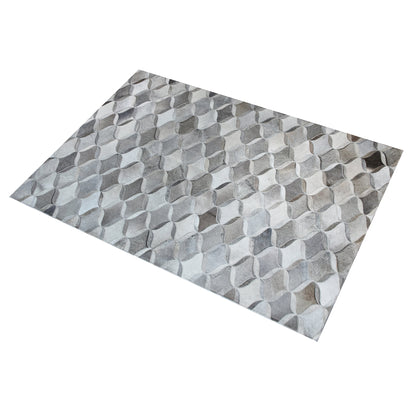Area Rug, Bedroom Rug, Living Room Rug, Living Area Rug, Indian Rug, Office Carpet, Office Rug, Shop Rug Online, Hair On Hide, Pearl Grey, Hm Stitching, Flat Weave, Textured
