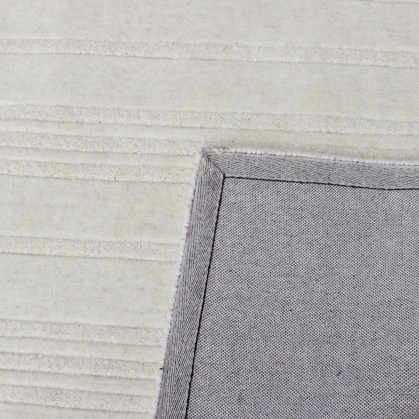 Area Rug, Bedroom Rug, Living Room Rug, Living Area Rug, Indian Rug, Office Carpet, Office Rug, Shop Rug Online, Wool, Natural White, Hand woven, All Cut, Minimal