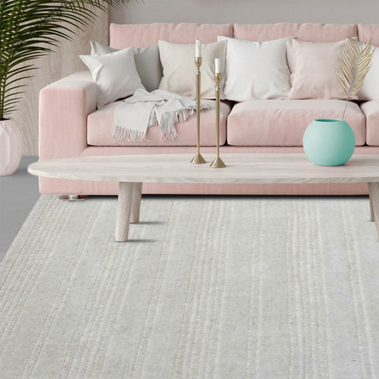 Area Rug, Bedroom Rug, Living Room Rug, Living Area Rug, Indian Rug, Office Carpet, Office Rug, Shop Rug Online, Wool, Natural White, Hand woven, All Cut, Minimal
