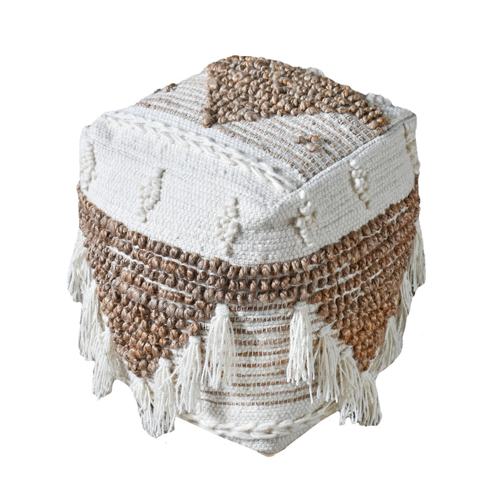 GEENE POUF - HEMP/ WOOL