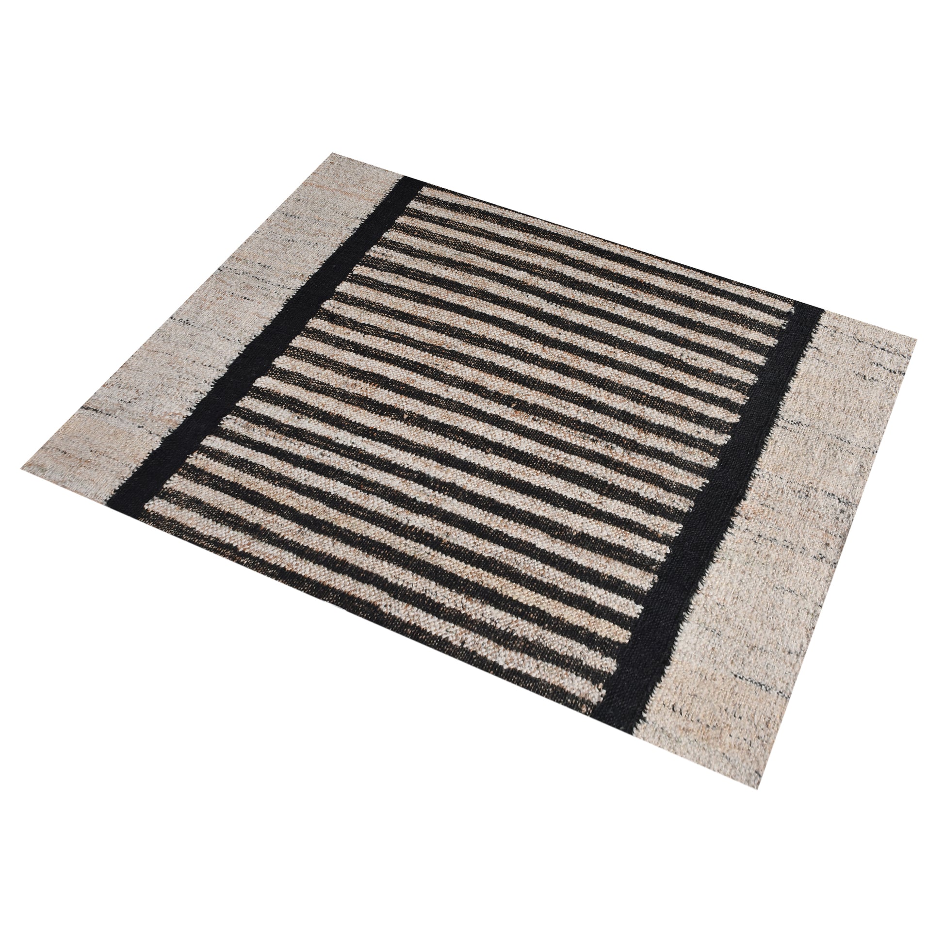 Area Rug, Bedroom Rug, Living Room Rug, Living Area Rug, Indian Rug, Office Carpet, Office Rug, Shop Rug Online, Jute Wool Blend, Natural, Charcoal, Punja, Flat Weave, geometric