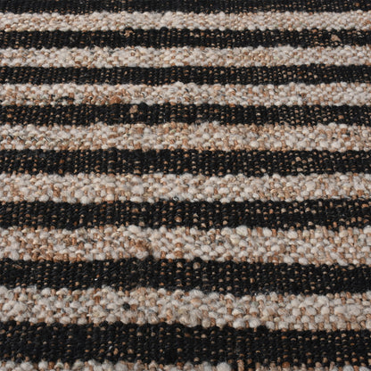 Area Rug, Bedroom Rug, Living Room Rug, Living Area Rug, Indian Rug, Office Carpet, Office Rug, Shop Rug Online, Jute Wool Blend, Natural, Charcoal, Punja, Flat Weave, geometric