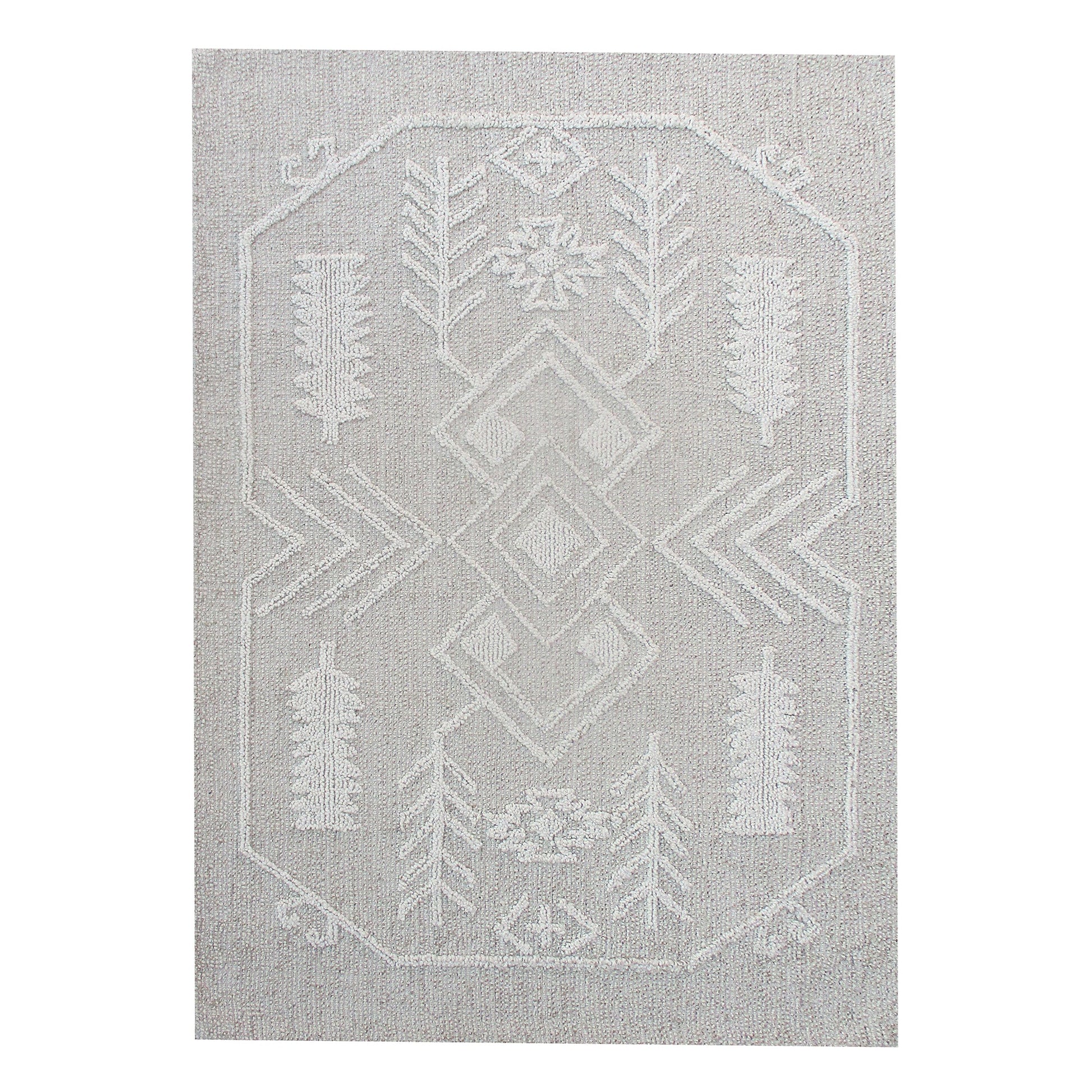 Area Rug, Bedroom Rug, Living Room Rug, Living Area Rug, Indian Rug, Office Carpet, Office Rug, Shop Rug Online, Wool, Natural White, Beige, Hand woven, All Loop, Modern