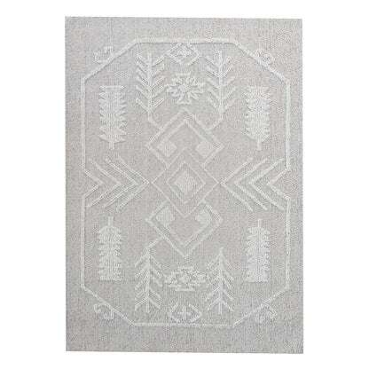 Area Rug, Bedroom Rug, Living Room Rug, Living Area Rug, Indian Rug, Office Carpet, Office Rug, Shop Rug Online, Wool, Natural White, Beige, Hand woven, All Loop, Modern