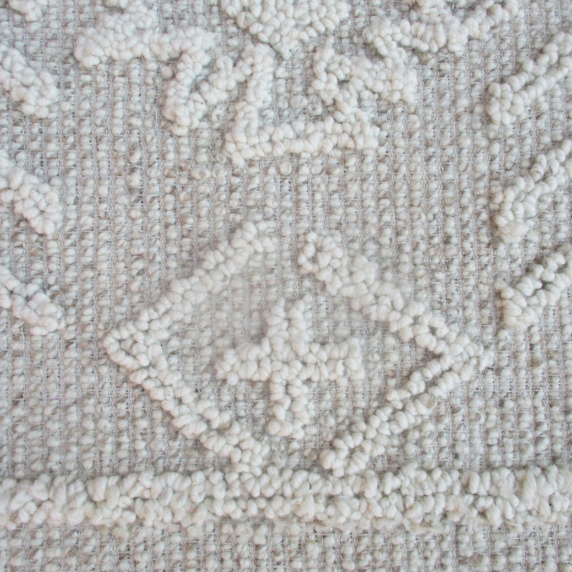 Area Rug, Bedroom Rug, Living Room Rug, Living Area Rug, Indian Rug, Office Carpet, Office Rug, Shop Rug Online, Wool, Natural White, Beige, Hand woven, All Loop, Modern