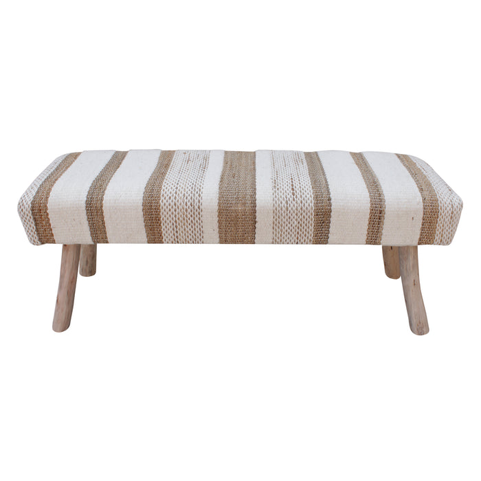 GSTROW-II BENCH - JUTE/ WOOL/ POLYESTER