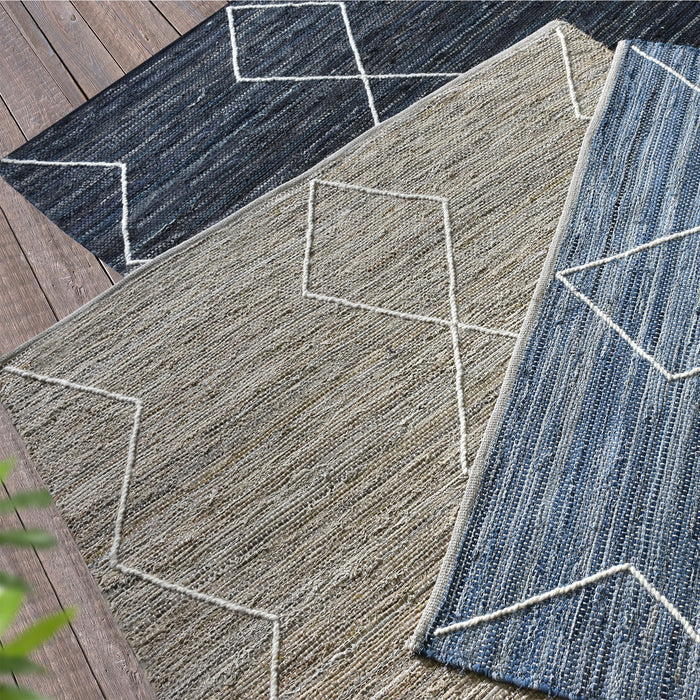 HALLEN -II RUG - DENIM/ WOOL