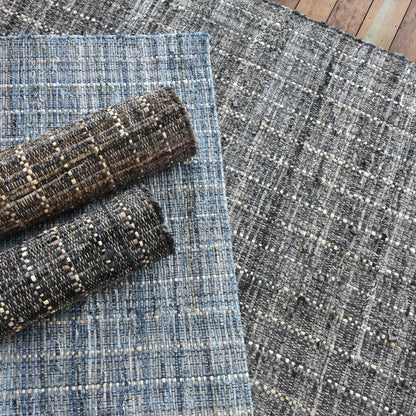 Area Rug, Bedroom Rug, Living Room Rug, Living Area Rug, Indian Rug, Office Carpet, Office Rug, Shop Rug Online, Recycled Fabric, Hemp, Pitloom, Flat Weave, Textured