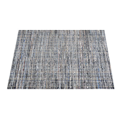 Area Rug, Bedroom Rug, Living Room Rug, Living Area Rug, Indian Rug, Office Carpet, Office Rug, Shop Rug Online, Recycled Fabric, Hemp, Blue, Pitloom, Flat Weave, Textured