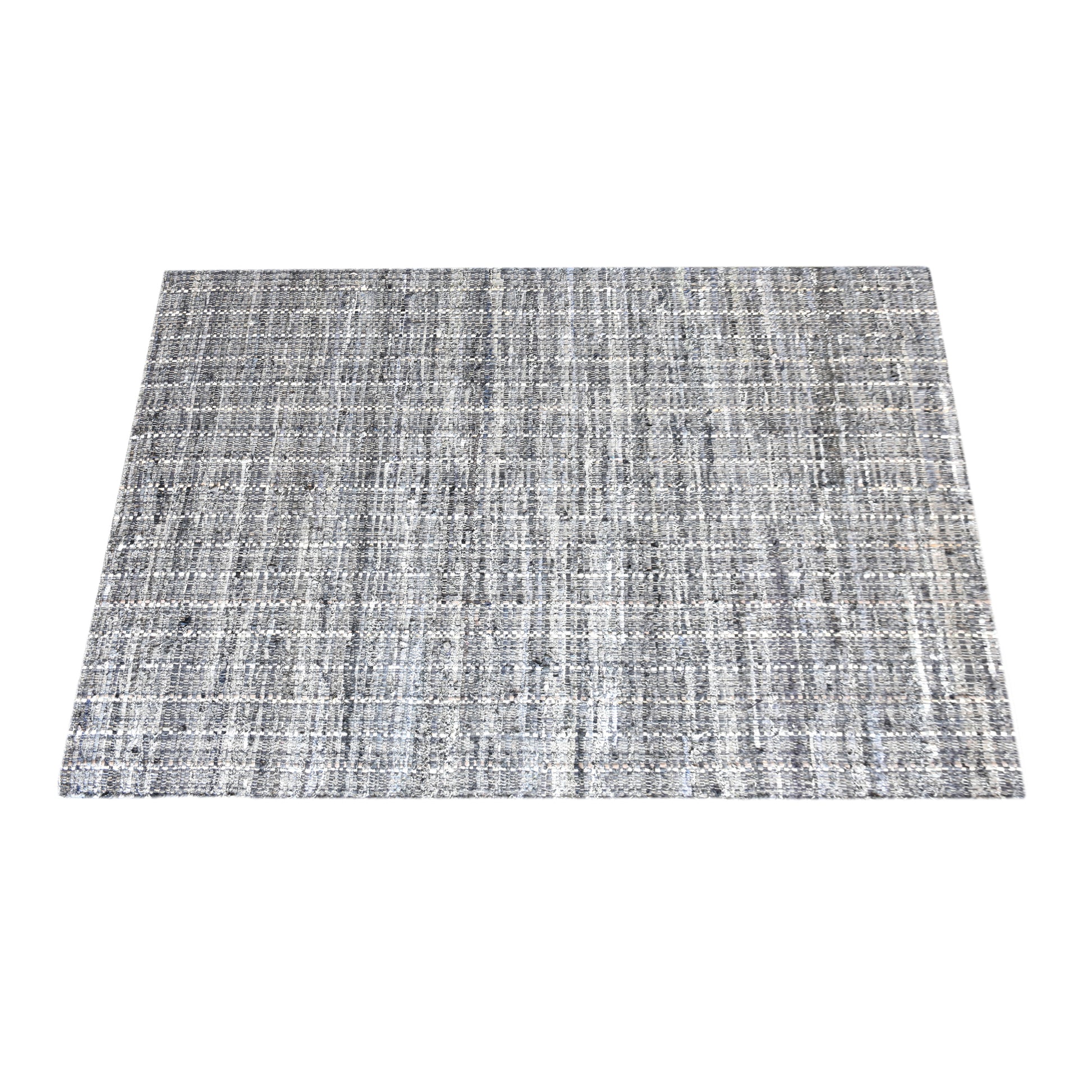 Area Rug, Bedroom Rug, Living Room Rug, Living Area Rug, Indian Rug, Office Carpet, Office Rug, Shop Rug Online, Recycled Fabric, Hemp, Grey, Pitloom, Flat Weave, Textured