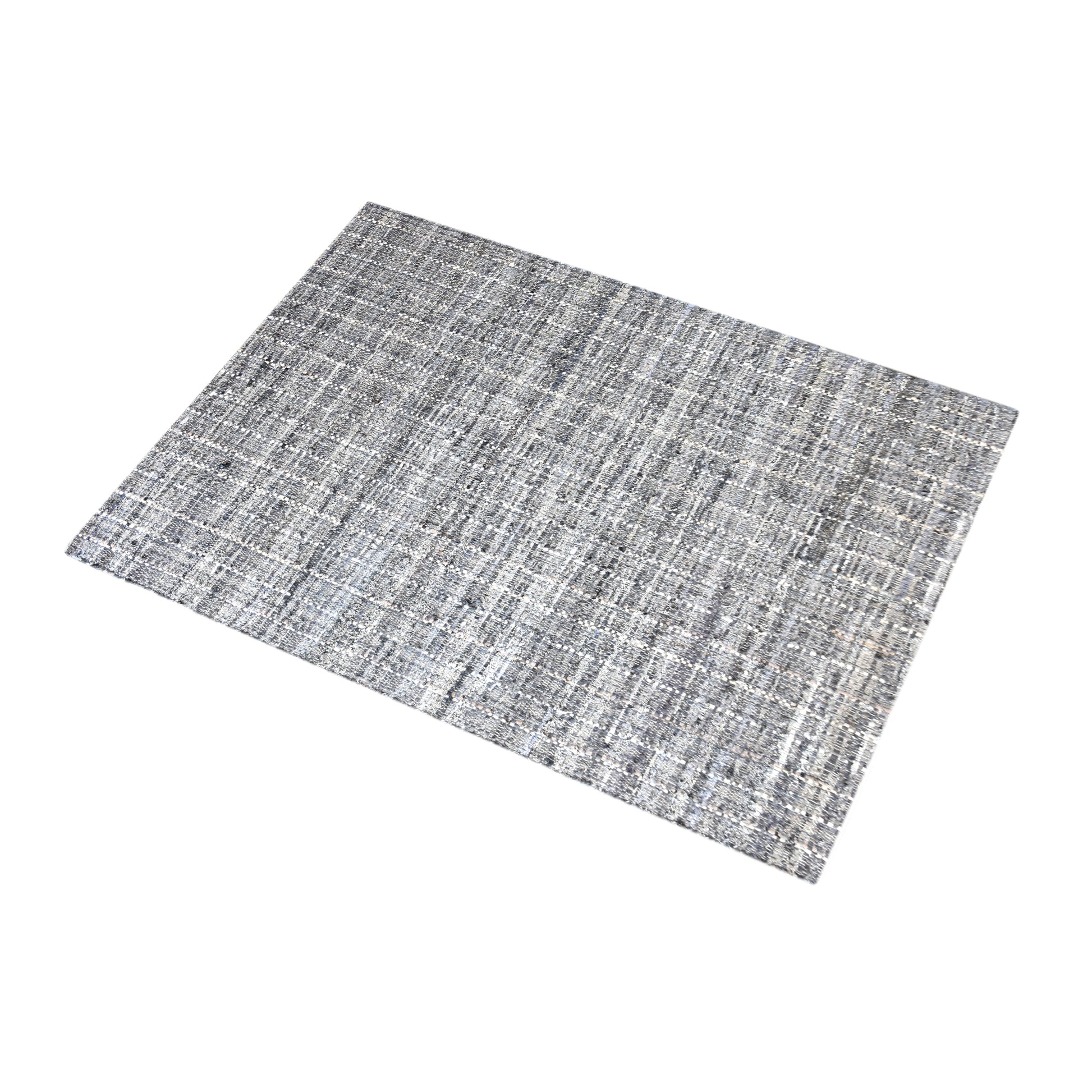 Area Rug, Bedroom Rug, Living Room Rug, Living Area Rug, Indian Rug, Office Carpet, Office Rug, Shop Rug Online, Recycled Fabric, Hemp, Grey, Pitloom, Flat Weave, Textured