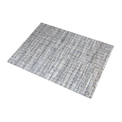 Area Rug, Bedroom Rug, Living Room Rug, Living Area Rug, Indian Rug, Office Carpet, Office Rug, Shop Rug Online, Recycled Fabric, Hemp, Grey, Pitloom, Flat Weave, Textured