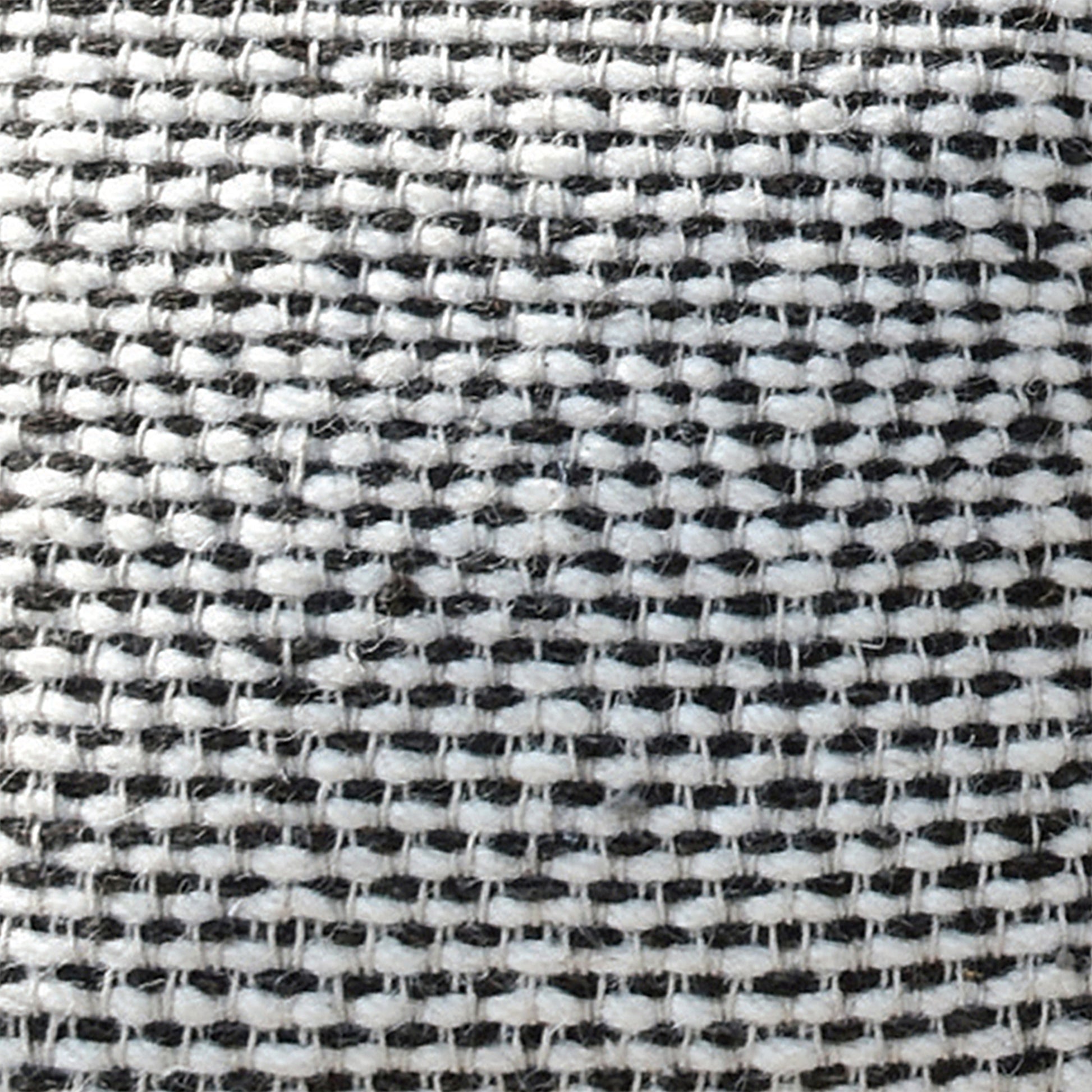 Hartney Pillow, Wool, Natural White, Charcoal, Pitloom, Flat Weave 