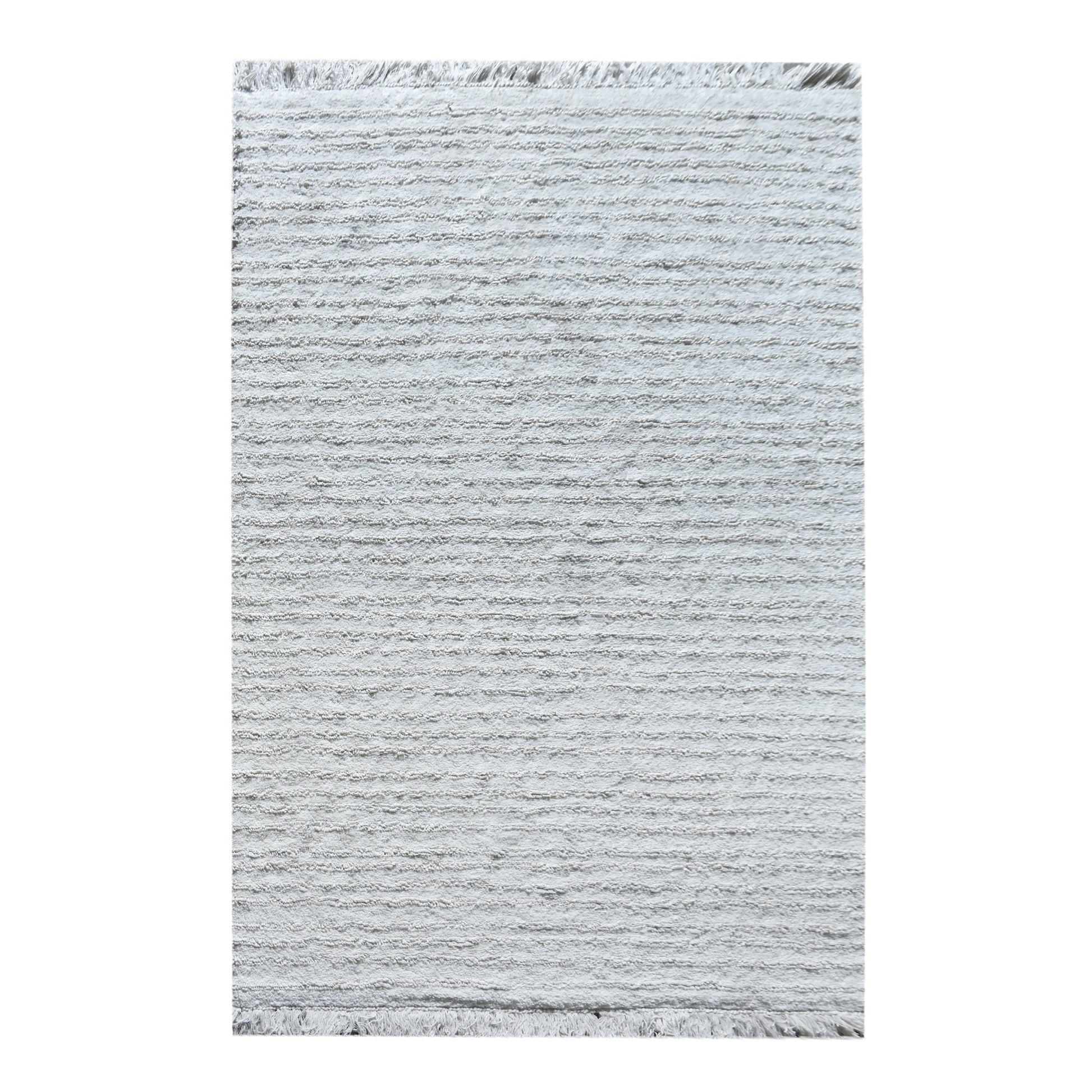 Area Rug, Bedroom Rug, Living Room Rug, Living Area Rug, Indian Rug, Office Carpet, Office Rug, Shop Rug Online, Cotton, Natural White, Bm Fn, Cut And Loop, Stripes