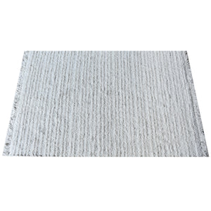 Area Rug, Bedroom Rug, Living Room Rug, Living Area Rug, Indian Rug, Office Carpet, Office Rug, Shop Rug Online, Cotton, Natural White, Bm Fn, Cut And Loop, Stripes