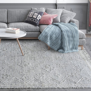 Area Rug, Bedroom Rug, Living Room Rug, Living Area Rug, Indian Rug, Office Carpet, Office Rug, Shop Rug Online, Hemp, Wool, Lt. Grey, Punja, Flat Weave, Textured