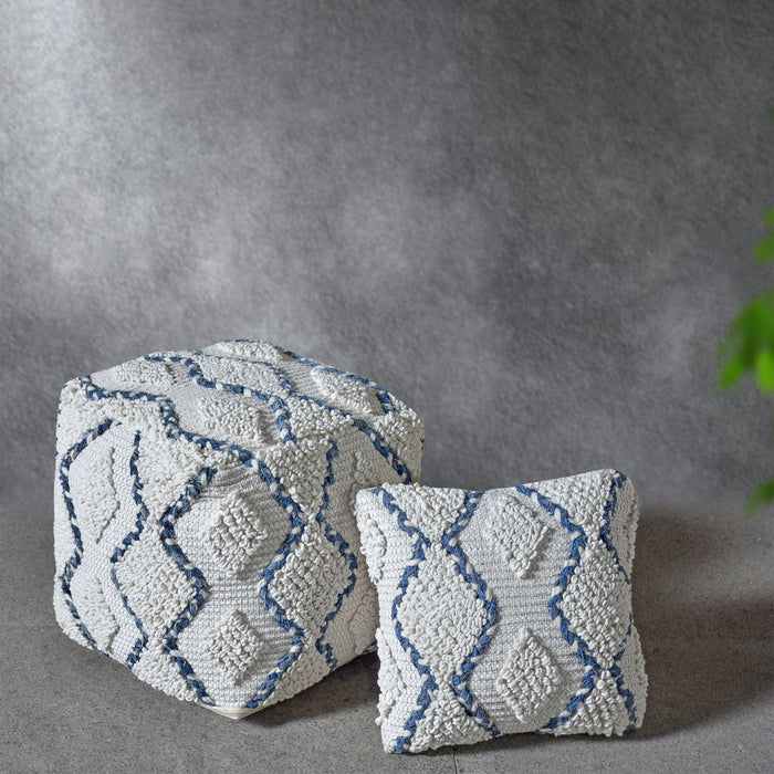 ISTRA PILLOW - COTTON/ DENIM/ WOOL