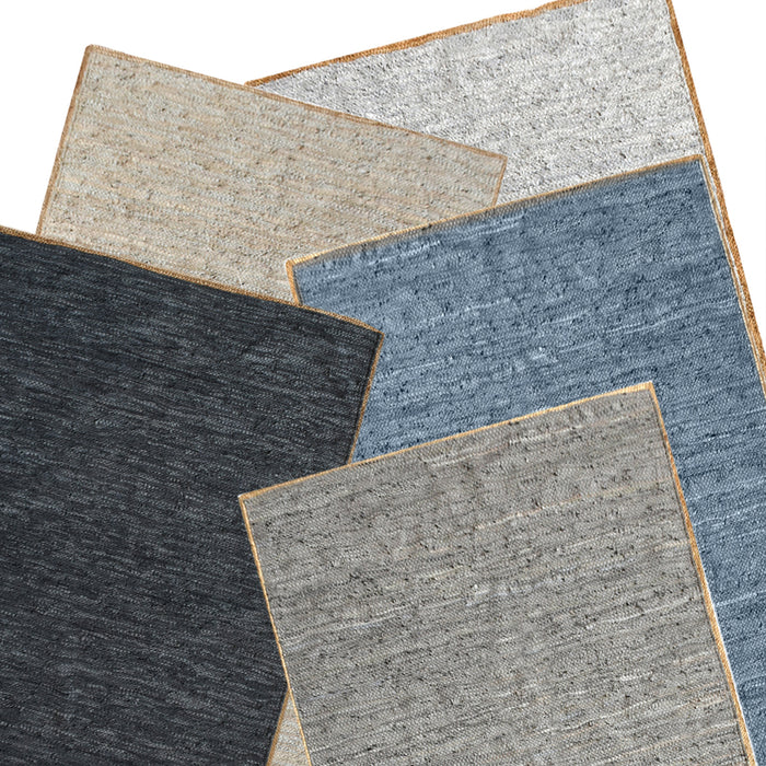 JACMEL RUG - HEMP/ LEATHER