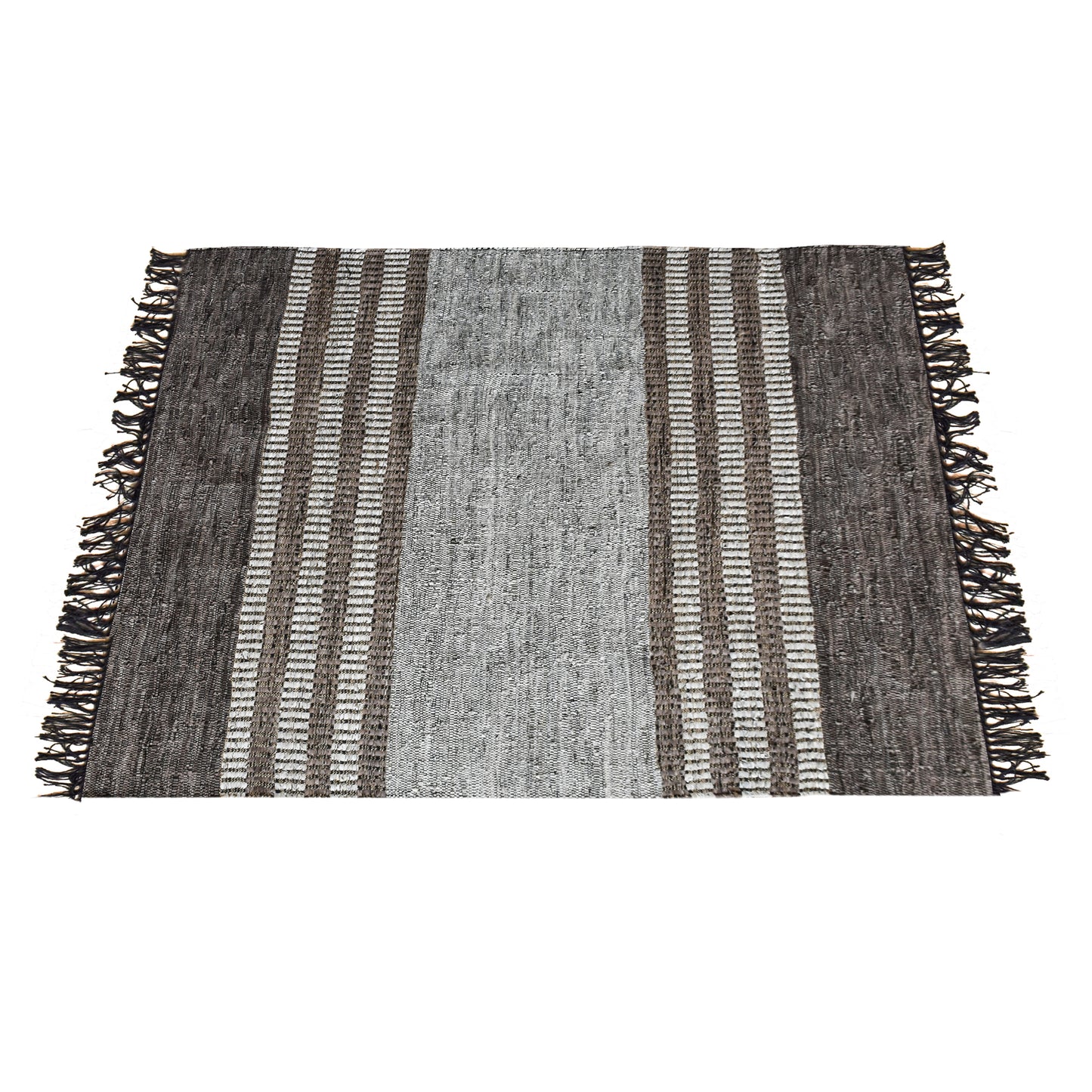 Area Rug, Bedroom Rug, Living Room Rug, Living Area Rug, Indian Rug, Office Carpet, Office Rug, Shop Rug Online, Leather, Hemp, Taupe, Pitloom, Flat Weave, Textured