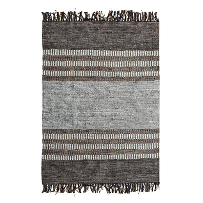 Area Rug, Bedroom Rug, Living Room Rug, Living Area Rug, Indian Rug, Office Carpet, Office Rug, Shop Rug Online, Leather, Hemp, Taupe, Pitloom, Flat Weave, Textured