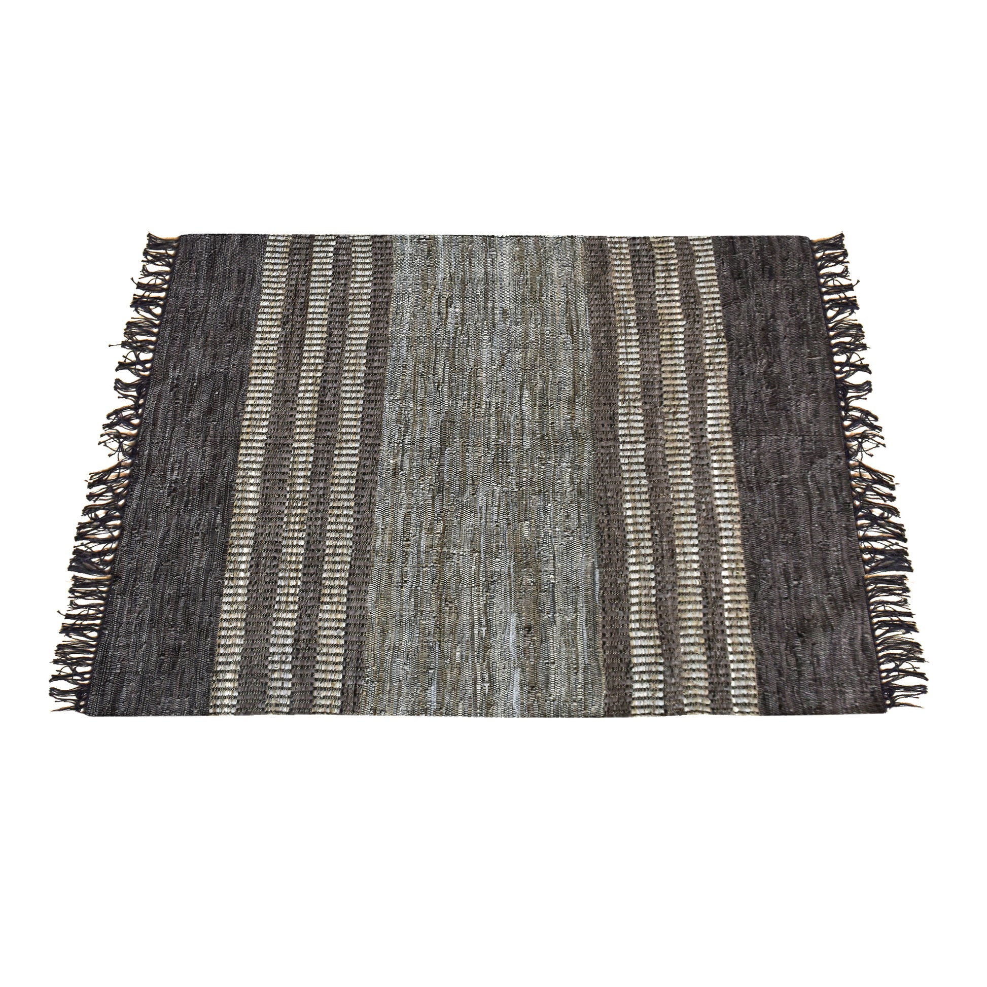 Area Rug, Bedroom Rug, Living Room Rug, Living Area Rug, Indian Rug, Office Carpet, Office Rug, Shop Rug Online, Leather, Hemp, Grey, Pitloom, Flat Weave, Textured