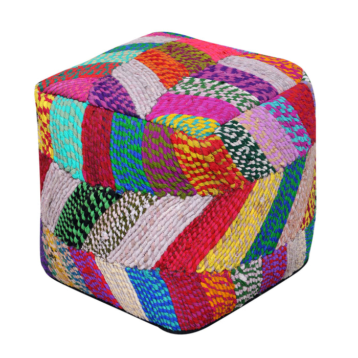 JODHPURI POUF - RECYCLED FABRIC