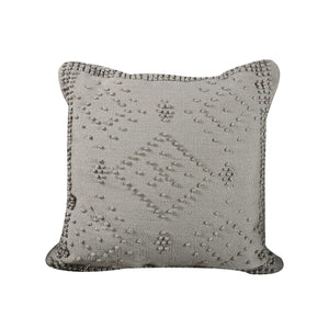 Jurua Cushion, Micro Fiber, Grey, Pitloom, All Loop