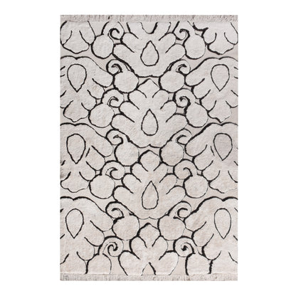 Area Rug, Bedroom Rug, Living Room Rug, Living Area Rug, Indian Rug, Office Carpet, Office Rug, Shop Rug Online, Cotton, Natural White, Brown, Bm Sn, All Cut, modern