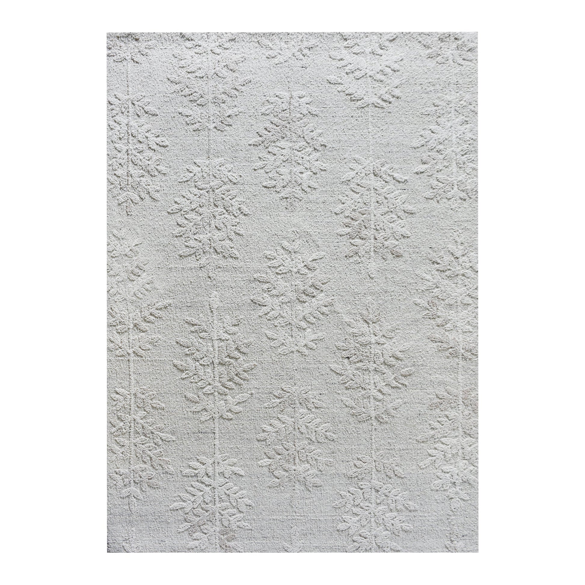 Area Rug, Bedroom Rug, Living Room Rug, Living Area Rug, Indian Rug, Office Carpet, Office Rug, Shop Rug Online, Wool, Natural White, Hand woven, All Loop, Floral