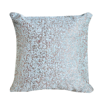 Kozani Pillow, Acrylic, Polyester, Aqua, Jaquard Durry, Flat Weave