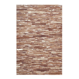 Area Rug, Bedroom Rug, Living Room Rug, Living Area Rug, Indian Rug, Office Carpet, Office Rug, Shop Rug Online, Natural Hide, Medium Brown, Gold, strip