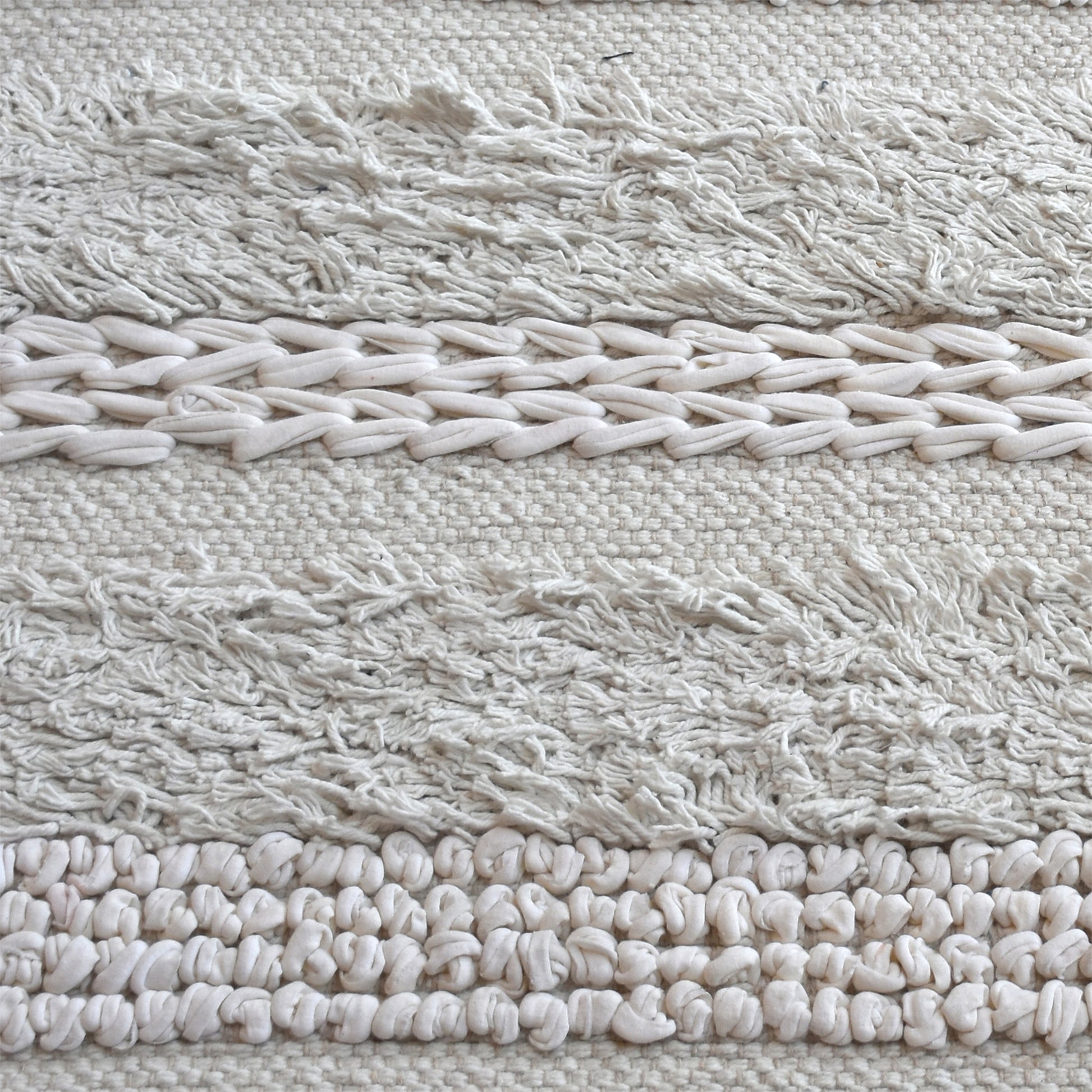 Area Rug, Bedroom Rug, Living Room Rug, Living Area Rug, Indian Rug, Office Carpet, Office Rug, Shop Rug Online, Cotton, Natural White, Pitloom, Cut And Loop, Textured