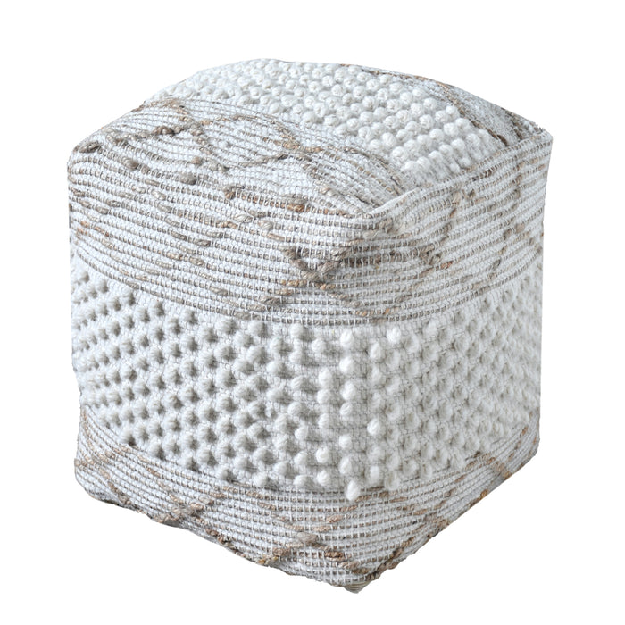 LENOX  POUF - WOOL/ HEMP