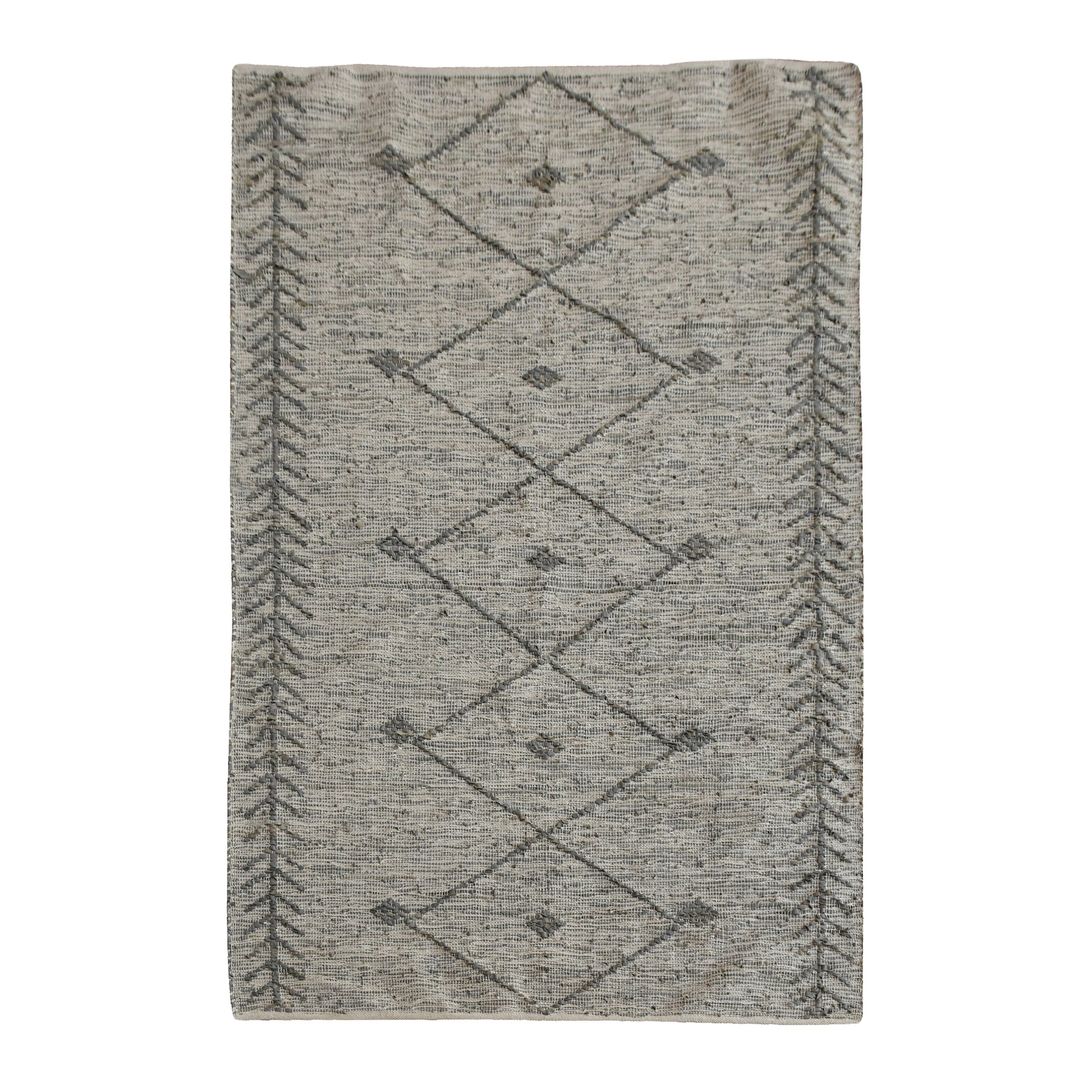Area Rug, Bedroom Rug, Living Room Rug, Living Area Rug, Indian Rug, Office Carpet, Office Rug, Shop Rug Online, Leather, Taupe, Pitloom, Flat Weave, Geometrical