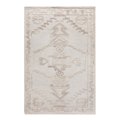 Area Rug, Bedroom Rug, Living Room Rug, Living Area Rug, Indian Rug, Office Carpet, Office Rug, Shop Rug Online, Wool, Natural White, Pitloom, All Cut, tribal 