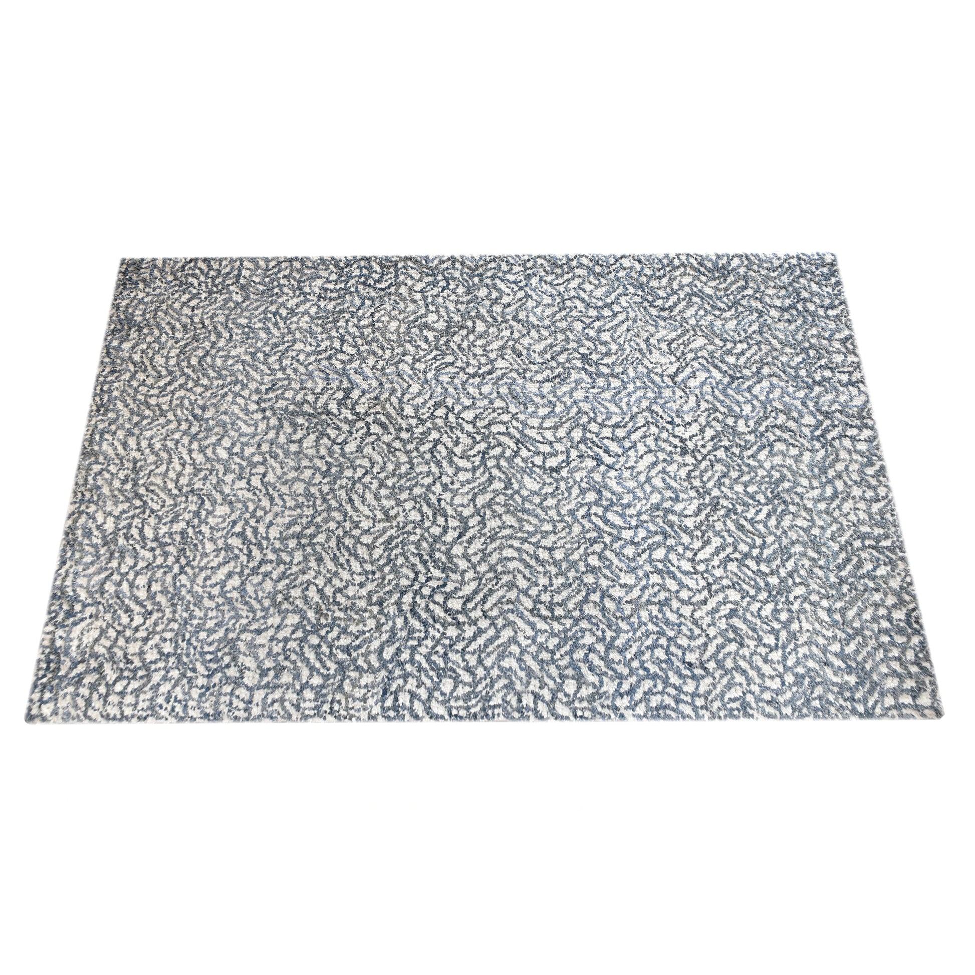 Area Rug, Bedroom Rug, Living Room Rug, Living Area Rug, Indian Rug, Office Carpet, Office Rug, Shop Rug Online, Cotton, Denim, Natural White, Blue, Geometrical