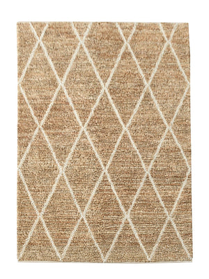 Area Rug, Bedroom Rug, Living Room Rug, Living Area Rug, Indian Rug, Office Carpet, Office Rug, Shop Rug Online, Hemp, Wool, Natural White, Natural, Pitloom, All Loop, Geometrical